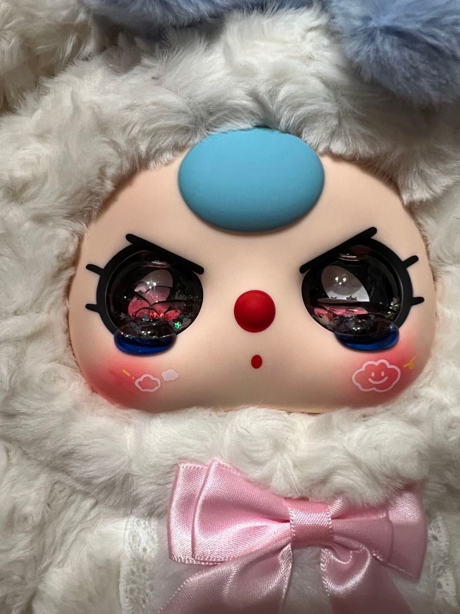 20 ベイビースリー babythree 400% 白うさぎ ピンクのオイル目