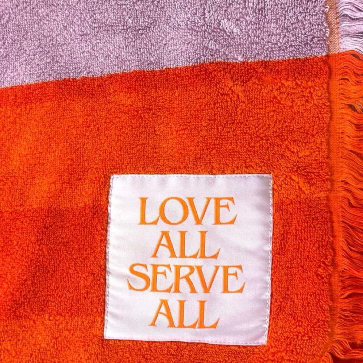 藤井風 LOVE ALL SERVE ALL バスタオル グッズ 膝掛け｜Yahoo!フリマ