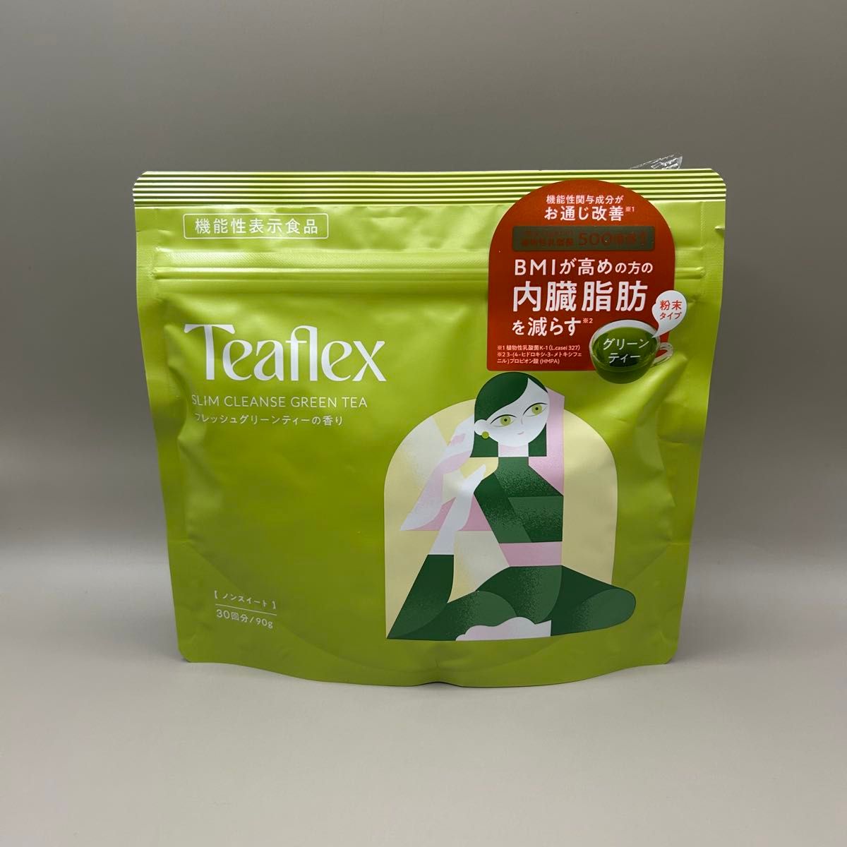 ティーフレックス Teaflex グリーンティー 1袋90g 30回分｜Yahoo