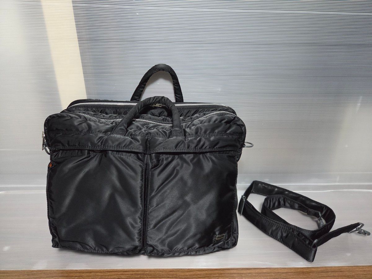 PORTER ポーター タンカー 2WAYブリーフケース 黒2層式 吉田カバン