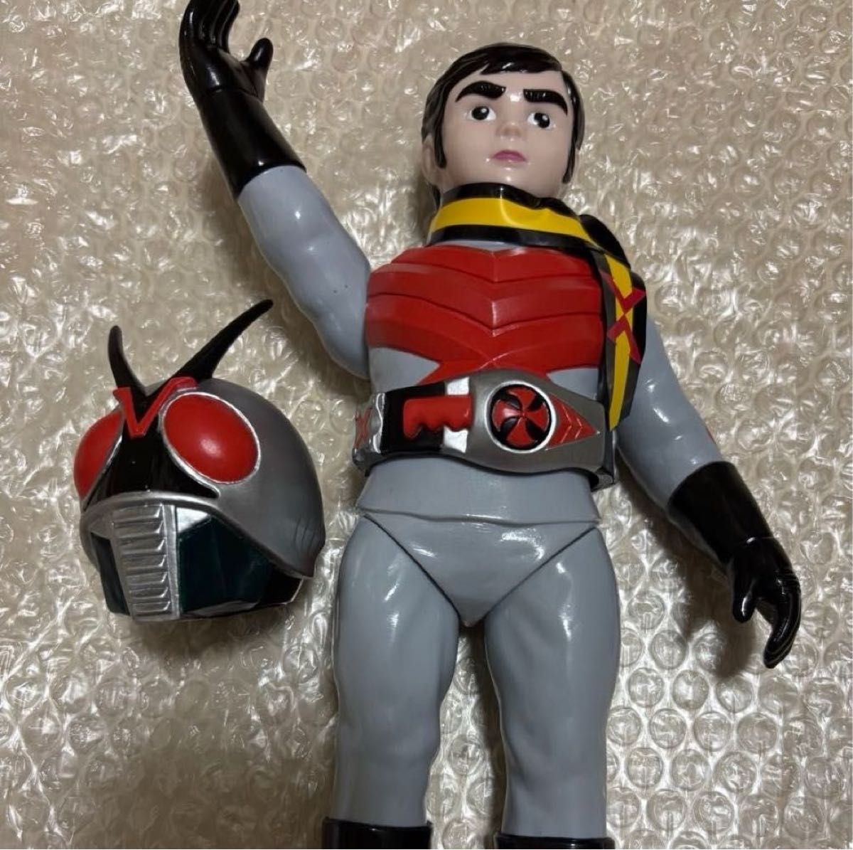 東映レトロソフビコレクション 仮面ライダーX ソフビ フィギュア 面