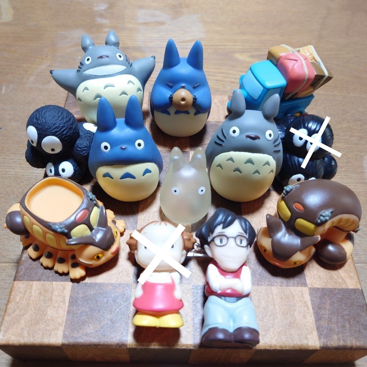 ジブリ 指人形 ソフビ となりのトトロ ネコバス フィギュア セット 大
