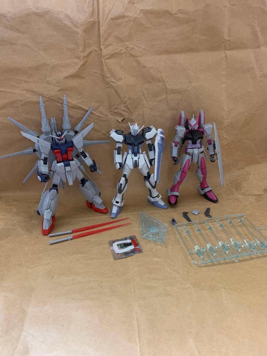 組立済ガンプラジャンク HGレジェンドガンダム・アストレイPMC・EG