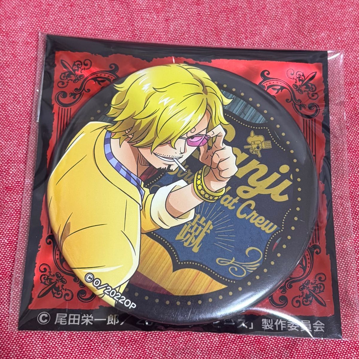 新品未使用 ワンピース 輩缶バッジ 第23弾 FILM RED サンジ ONEPIECE
