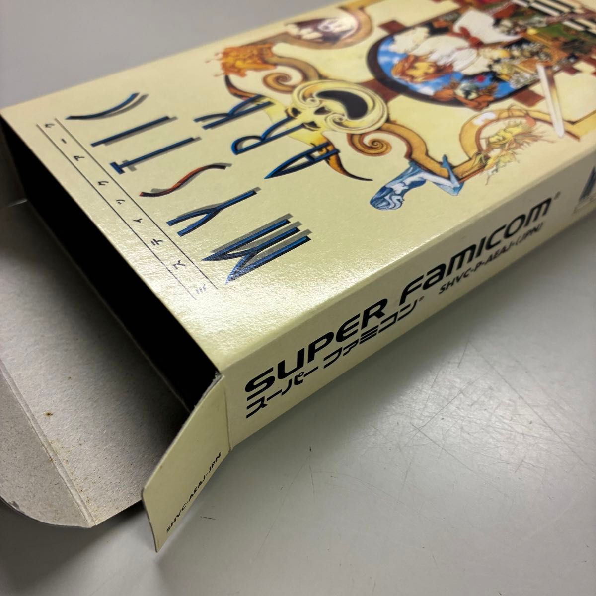 美品【動作確認済】SFCソフト『ミスティックアーク』 箱説ハガキ付き