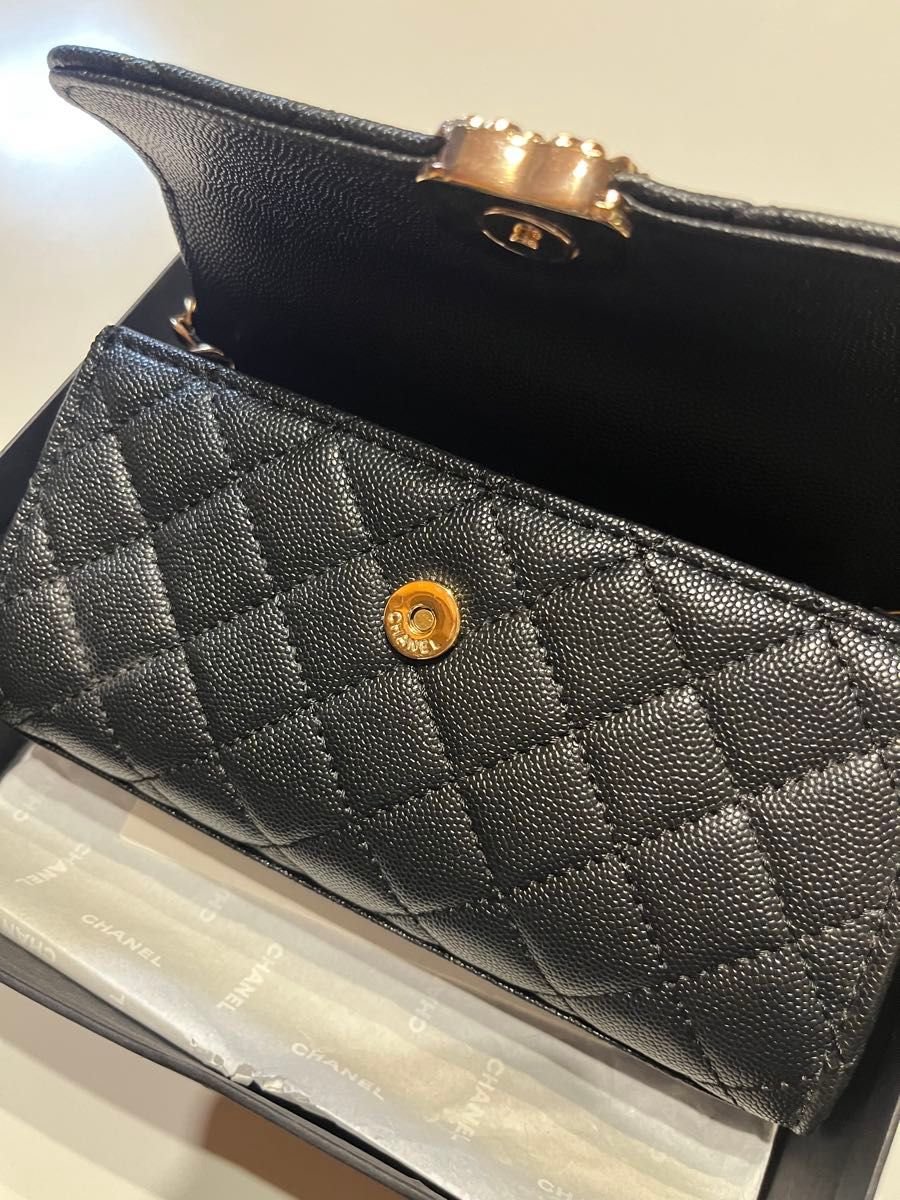 シャネル CHANEL ショルダーバッグ 2025 ノベルティ キャビアスキン