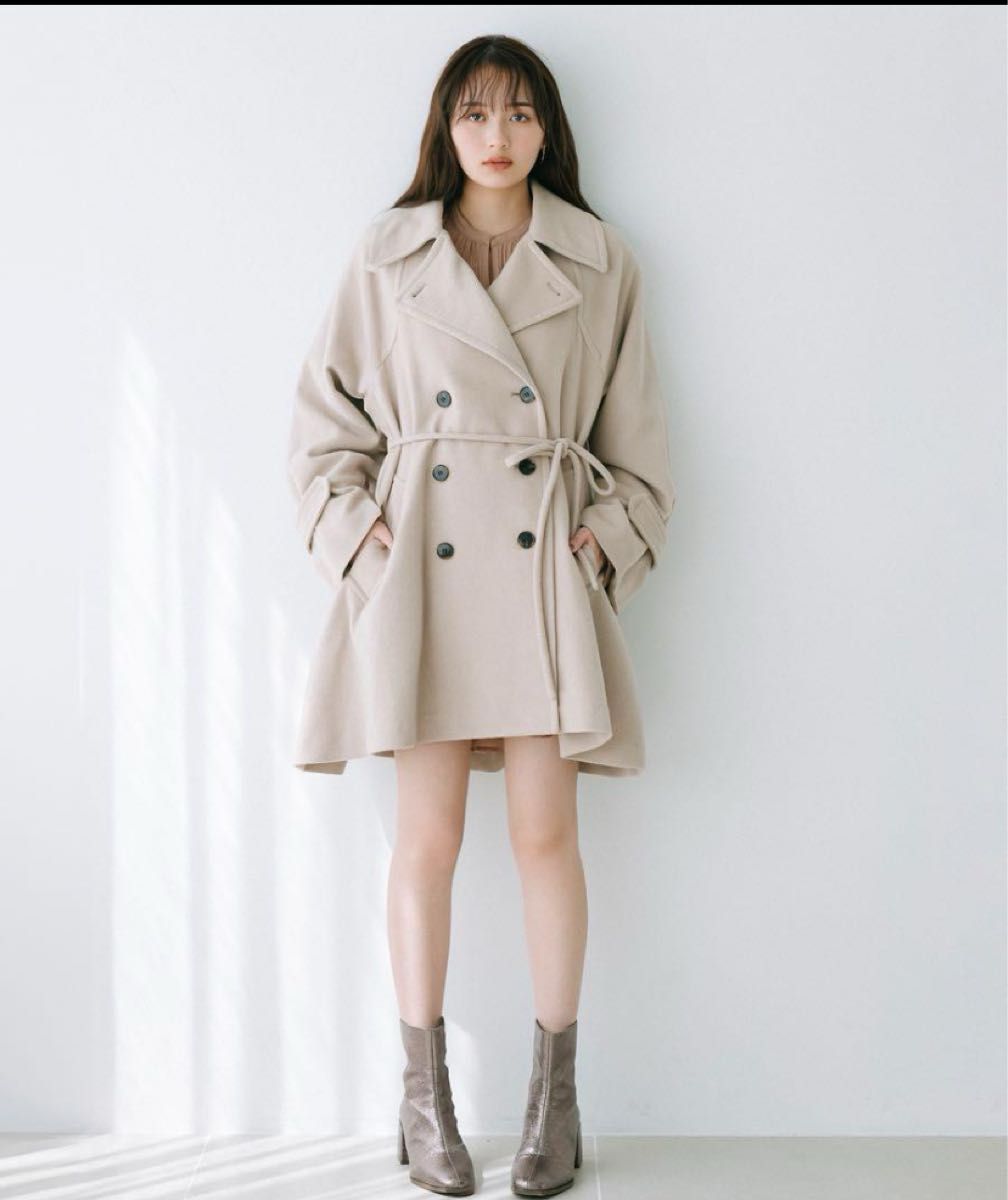COCO DEAL】ミドル丈ウールトレンチコート｜Yahoo!フリマ（旧PayPay