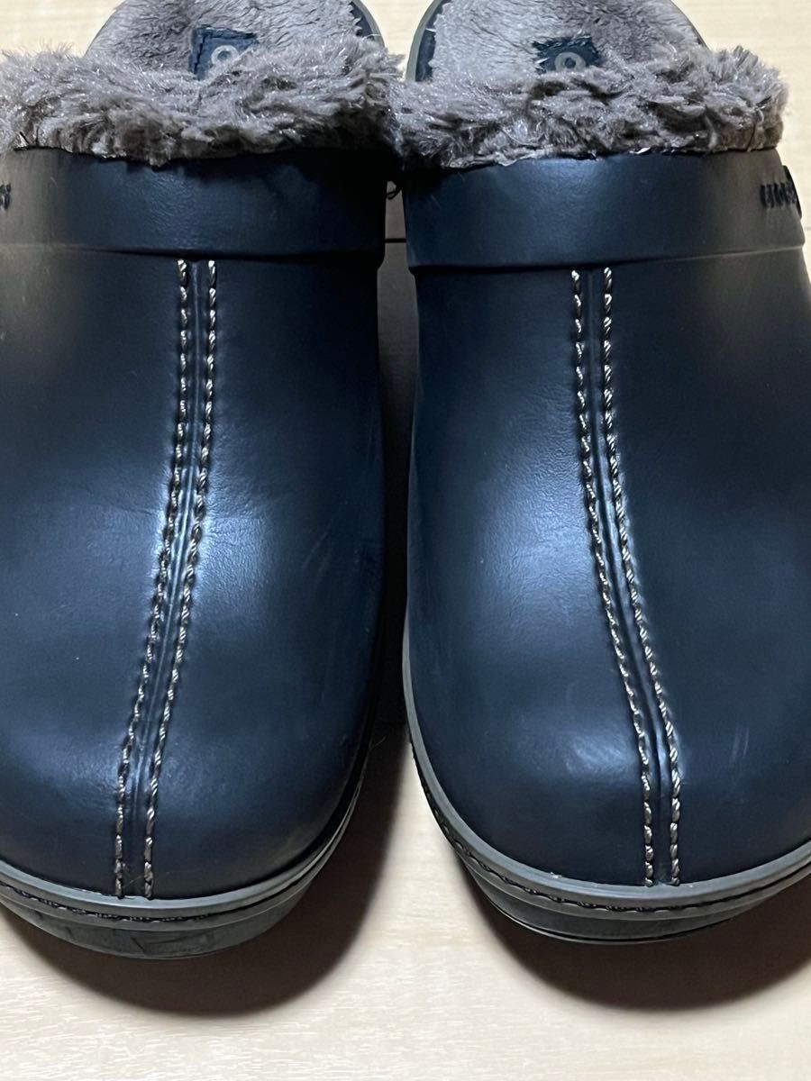 クロックス crocs コブラー サボサンダル W8 黒 ボア 廃盤品｜Yahoo