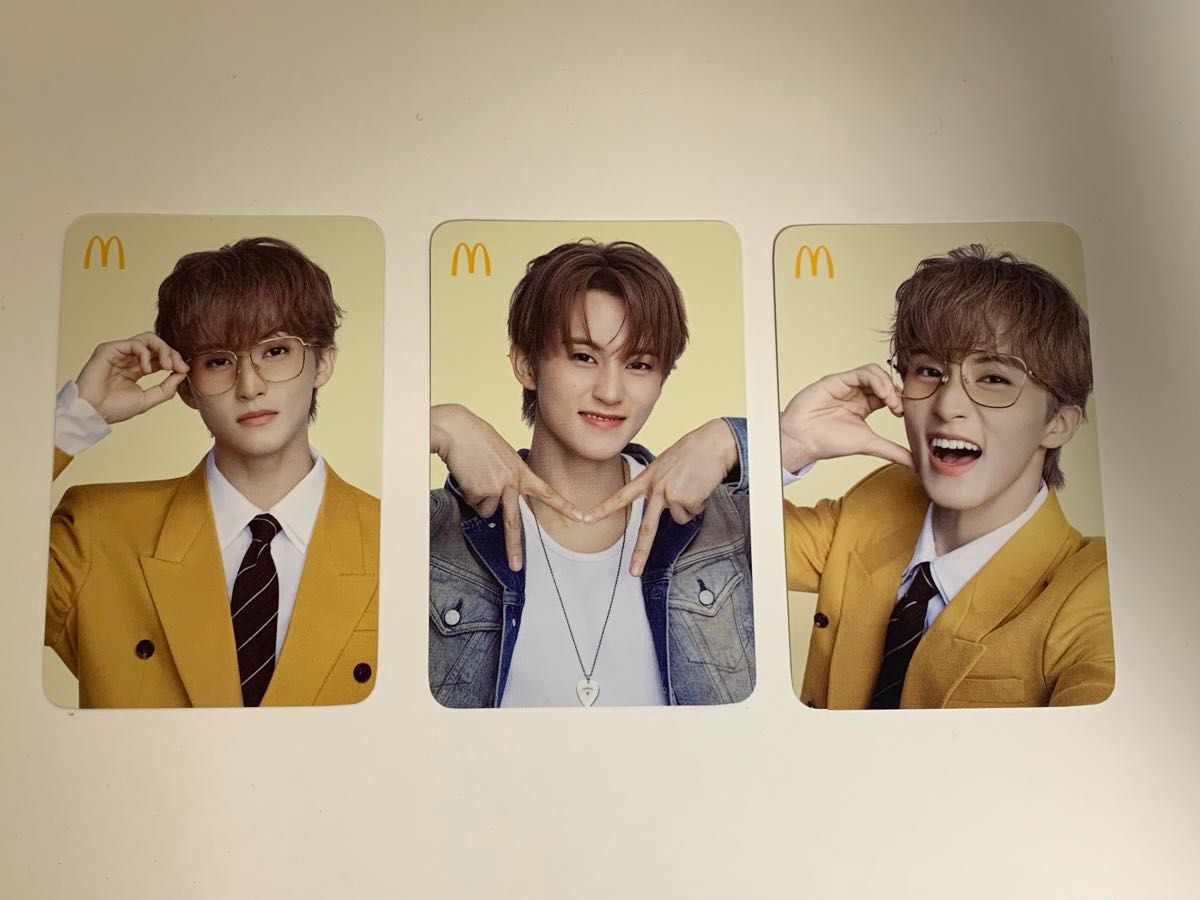 NCT マーク韓国マクドナルド限定 トレカ 3枚セツト MARK nctdream 127