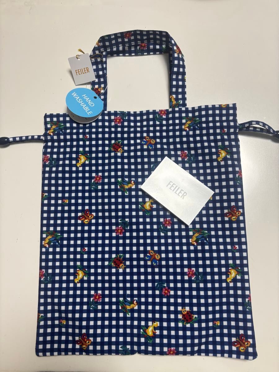 FEILER ハイジ 学校フェイラー 巾着バック エコバッグ 携帯バック