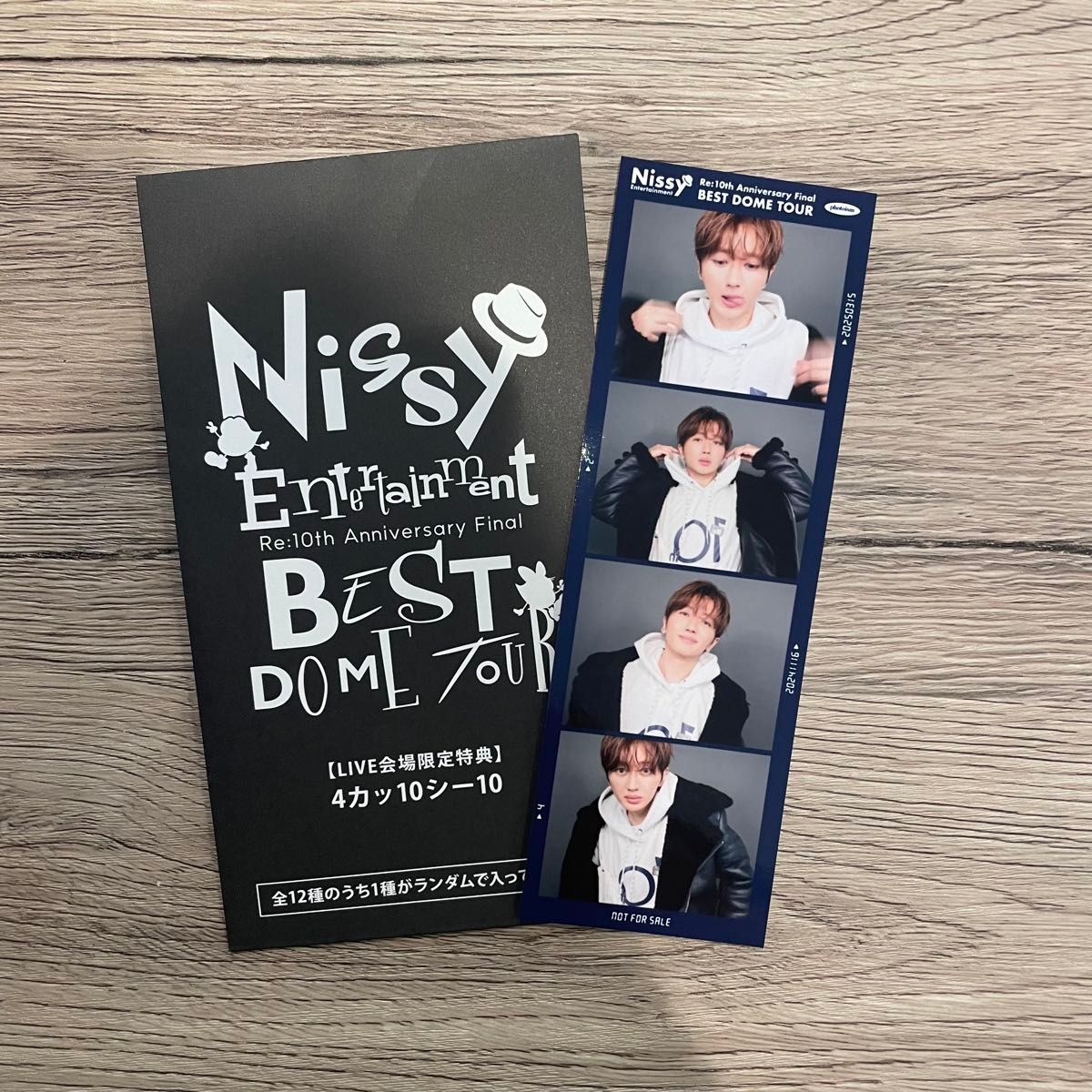 Nissy Re 10th Anniversary Final BEST DOME TOUR 特典 Nissy 4カッ10