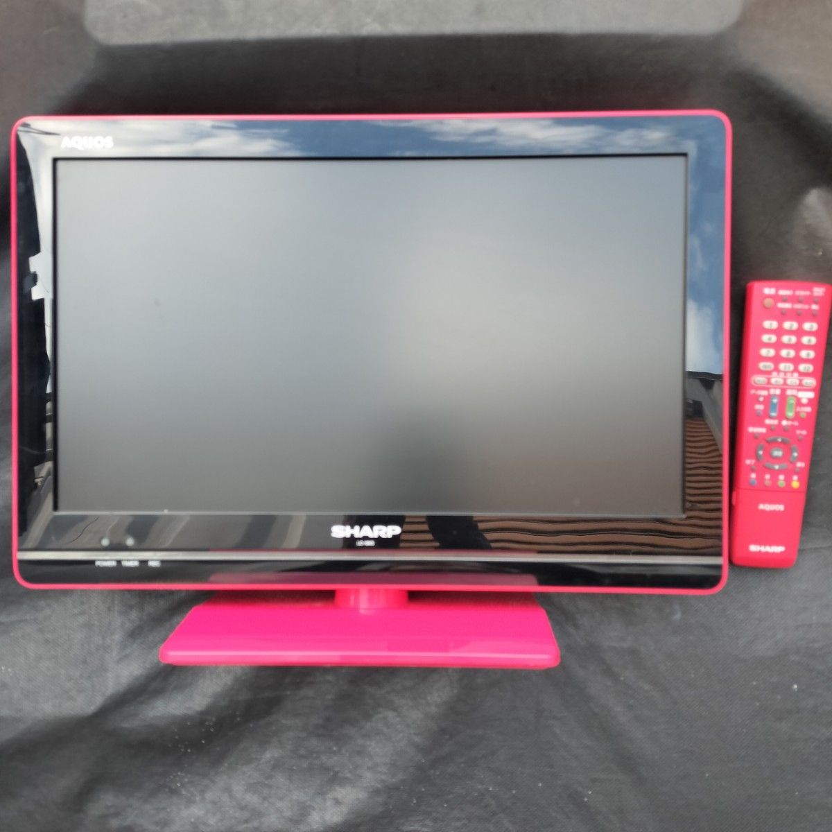希少 ピンク テレビ BS CS 視聴可能 シャープlc-19k5 SHARP 地デジ