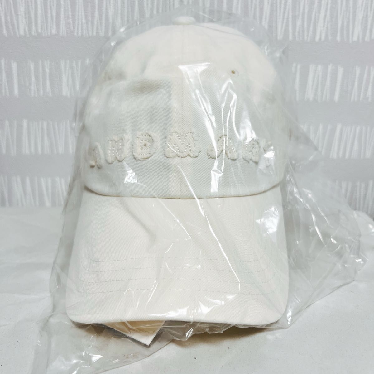 andmary Mary logo cap ivory アンドマリー CAP キャップ 帽子｜Yahoo