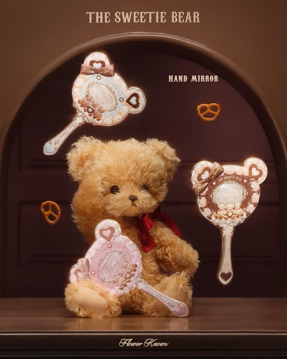 フラワーノーズ スウィーティーベアコレクション ハンドミラー 限定