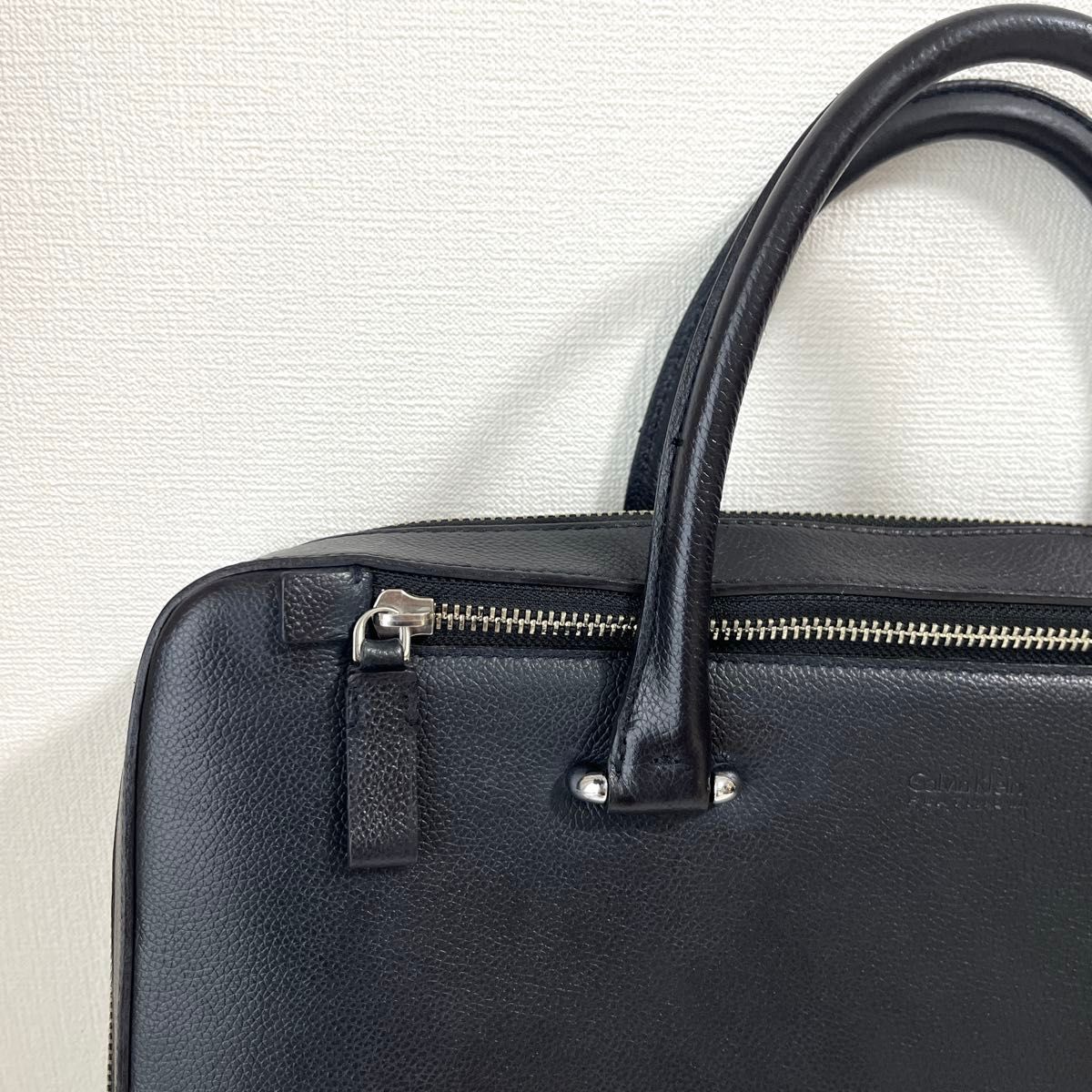 良品】Calvin Klein PLATINUM (カルバンクライン プラチナム) レザー