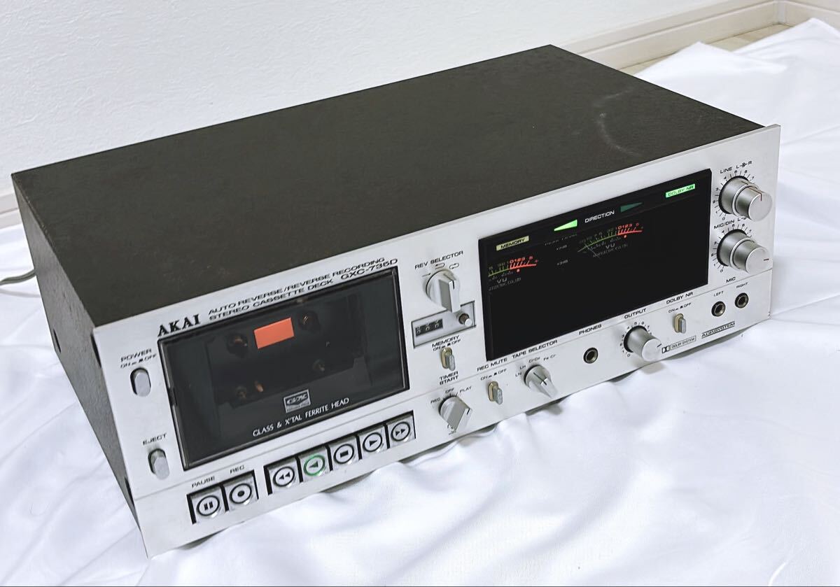AKAI アカイ 赤井 GXC-735D カセットデッキ 現状品