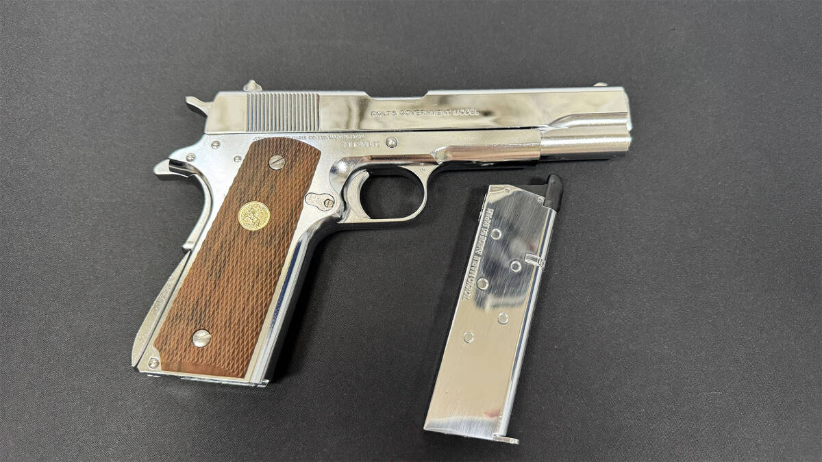 東京マルイ コルト ガバメント シリーズ'70 ニッケルフィニッシュ