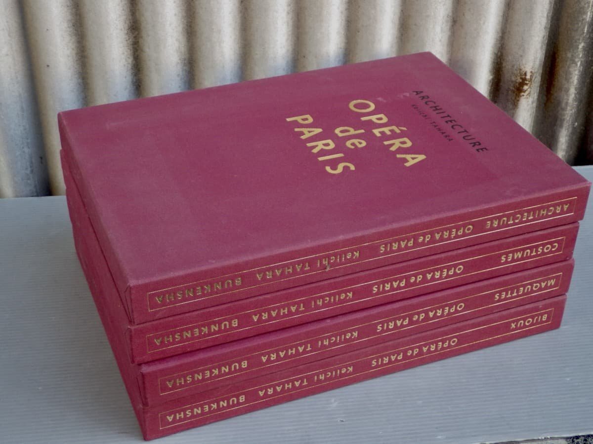 三冬花】 田原桂一 写真集「Opera de Paris」Maquettes・Costumes