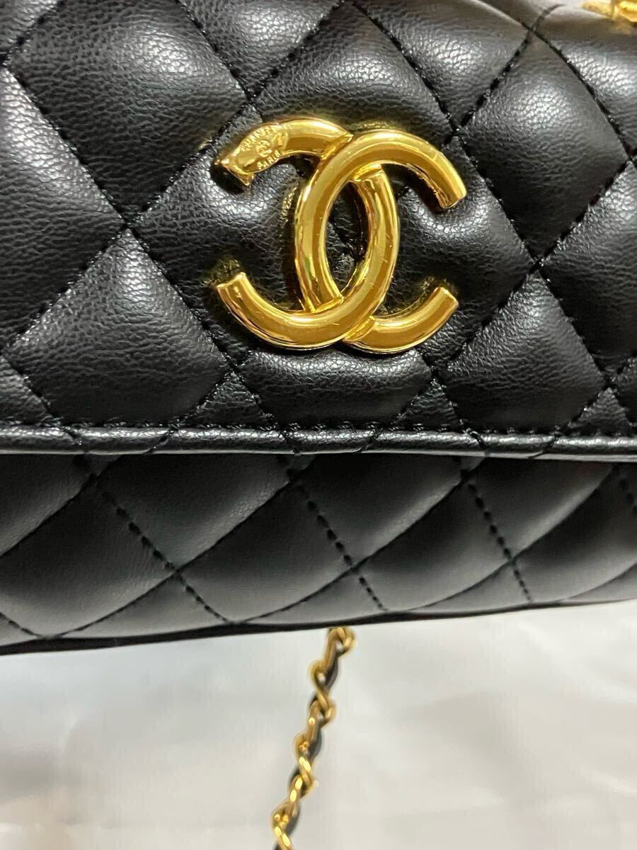 CHANEL シャネル ノベルティ ショルダーバッグ ミニバッグ ゴールド