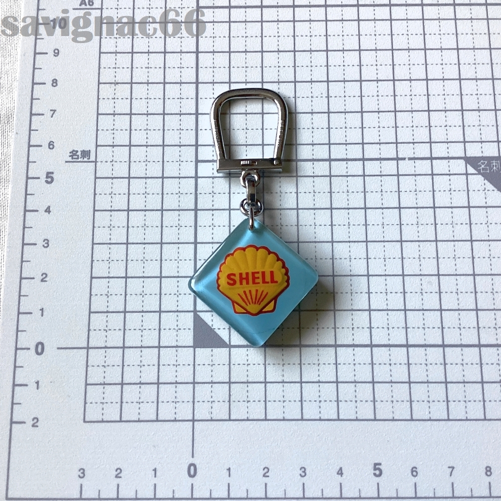 60年代 フレンチキーホルダー ブルボン Shell ロゴ サンクリストファー