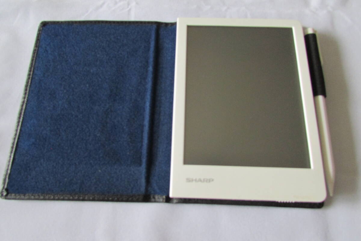 SHARP 手書き電子ノート WG-N10-ドイツのショルツ首相 シャープ 手書き
