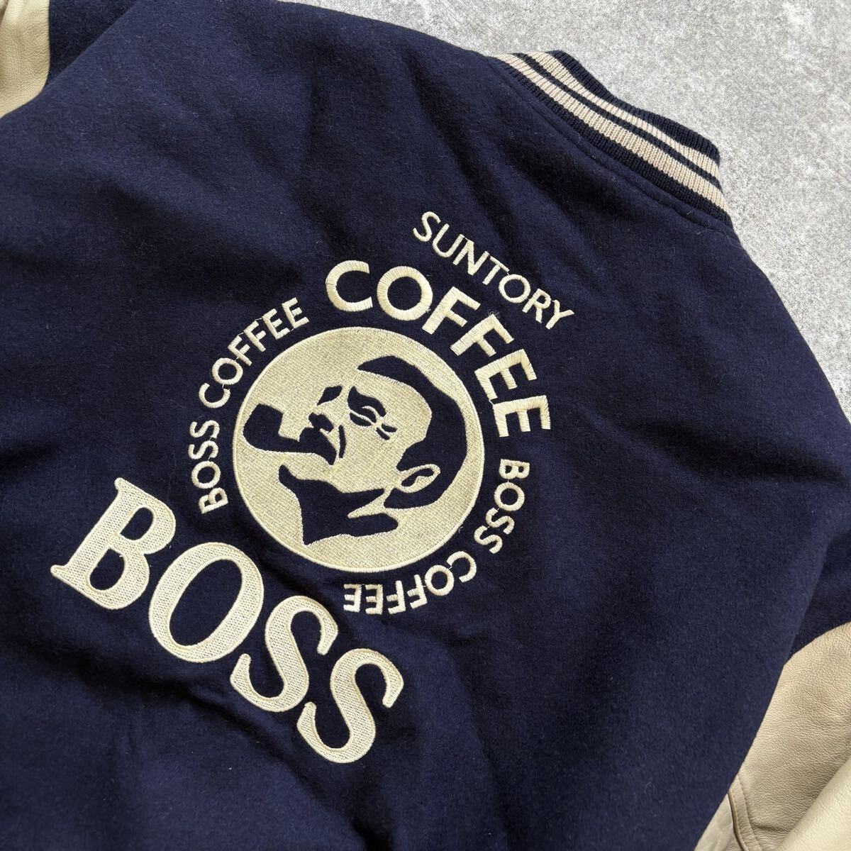 SUNTORY BOSS】サントリーボス 90s ボスジャン スタジャン 初期モデル