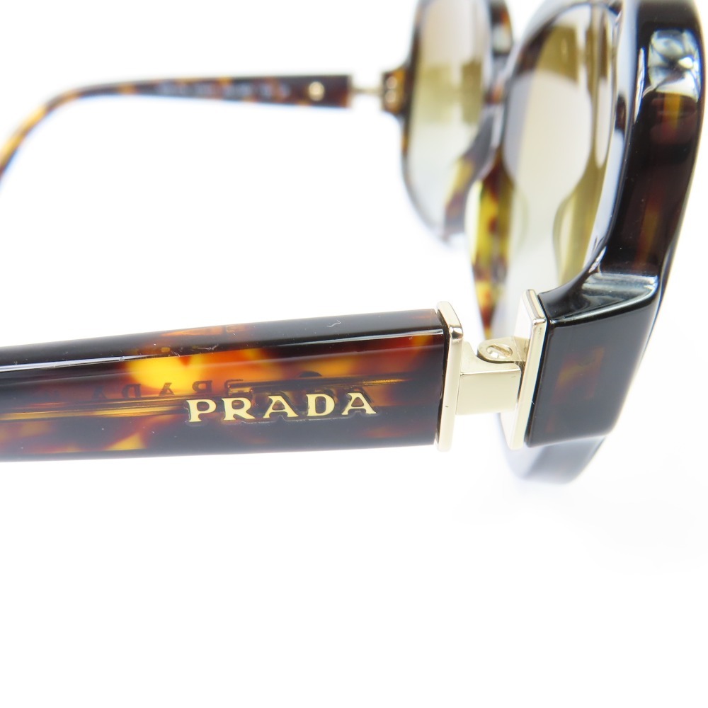 203283☆1円スタート☆PRADA プラダ 新品同様美品 べっ甲柄 57□17