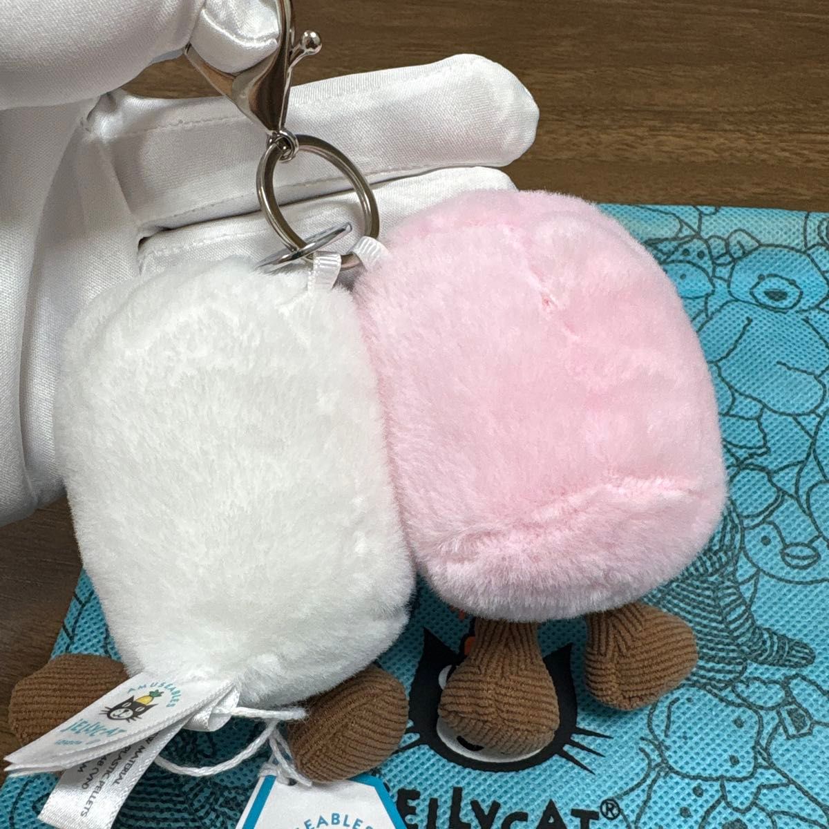 未使用品 新作 Jellycat ジェリーキャット マシュマロ キーホルダー