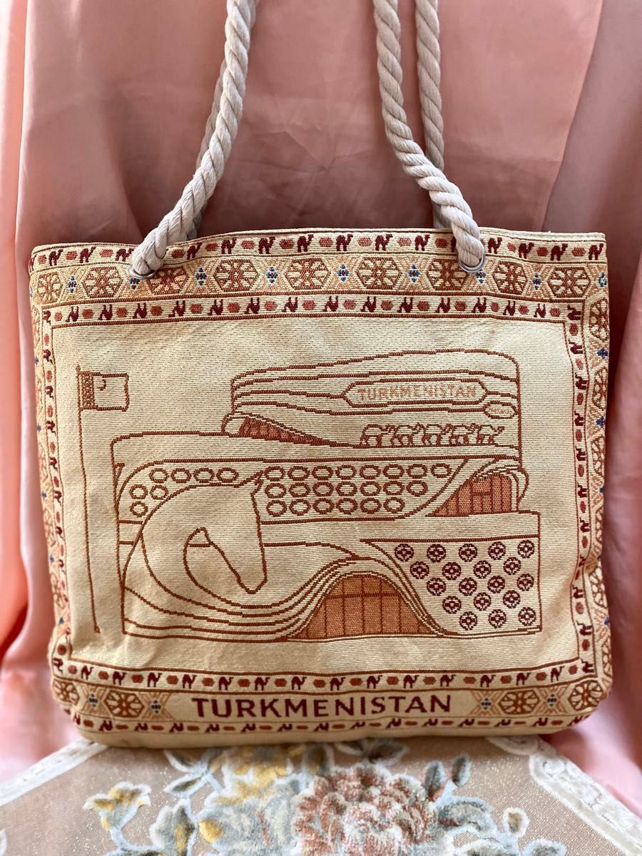 万博 大阪関西万博 トルクメニスタン 完売トートバッグ ショルダー