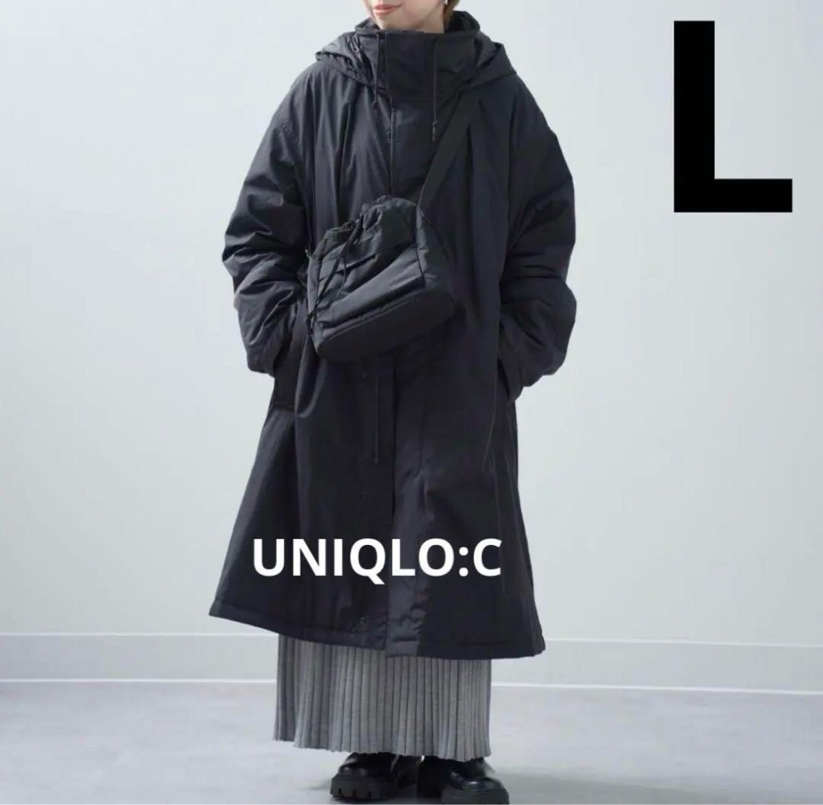 新品未使用】タグ付 UNIQLO C ユニクロC フーデッドコート 472776