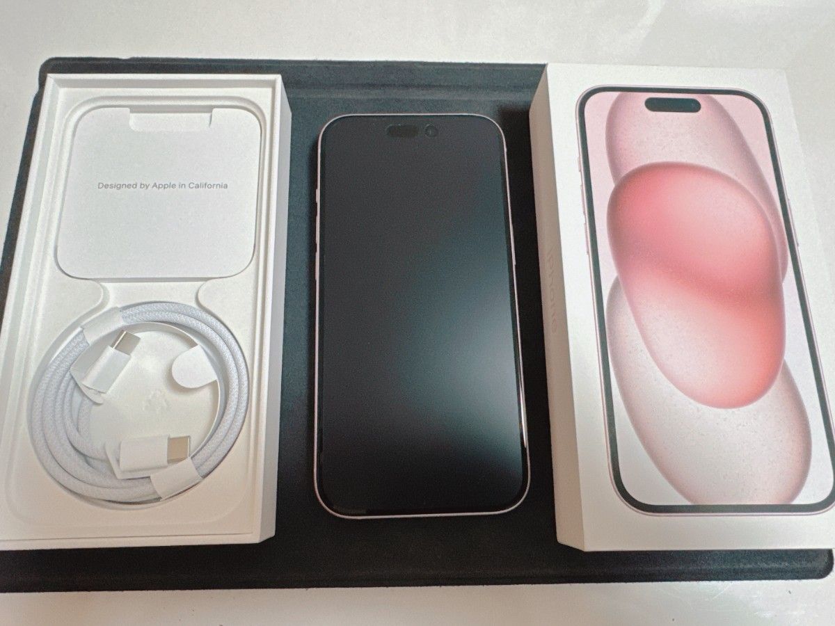 iPhone15 128GB 付属品未使用 美品 一括購入品 SIMフリー ピンク