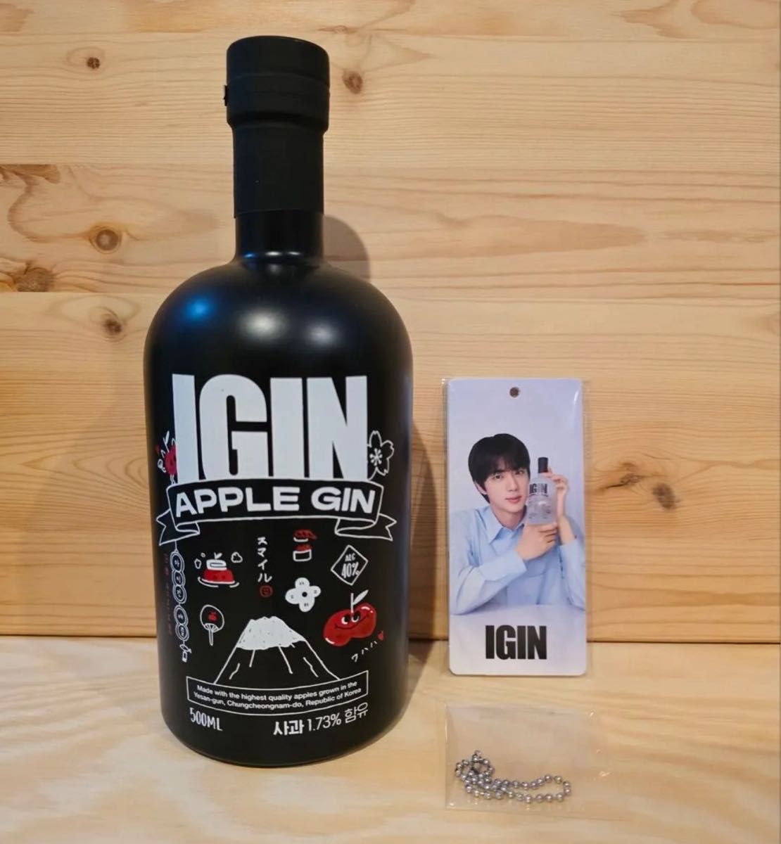 JIN IGIN APPLE GIN JAPAN Edition ポップアップ ネックタグ 付き BTS