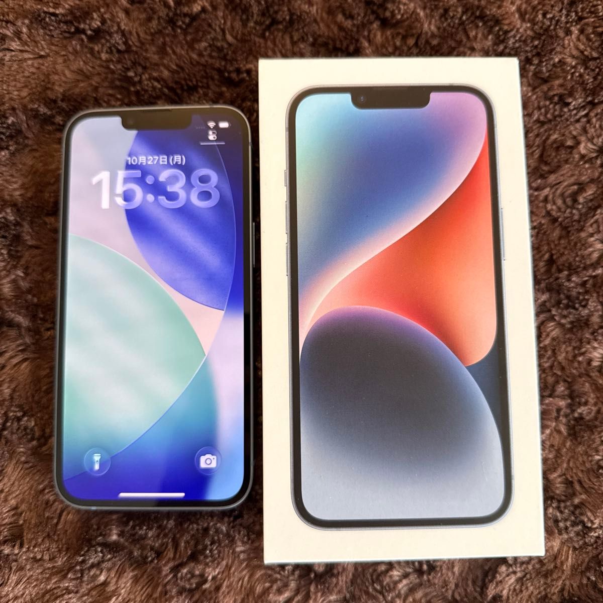 iPhone14 ブルー simフリー バッテリー最大容量100｜Yahoo!フリマ（旧