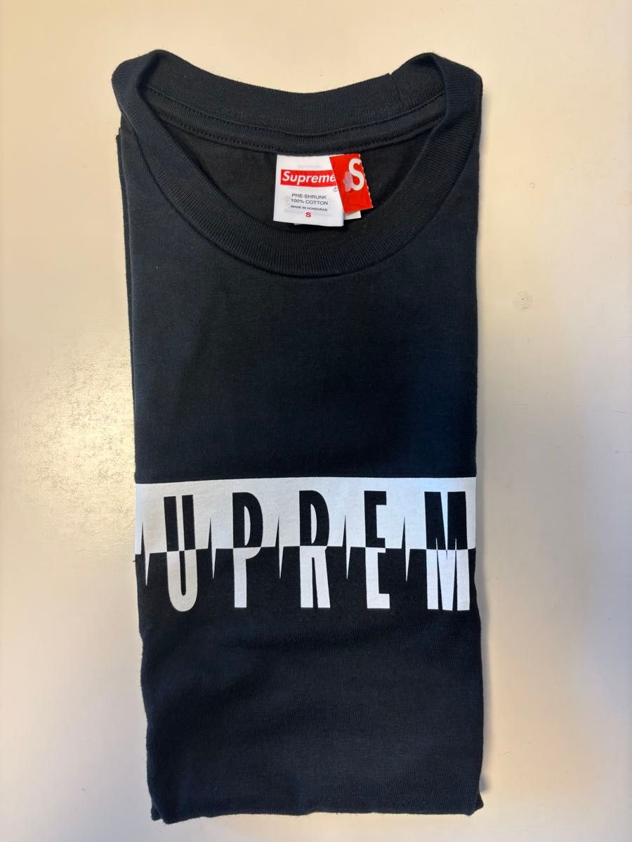 キムタク着用】supreme split tee Black S 木村拓哉｜Yahoo!フリマ