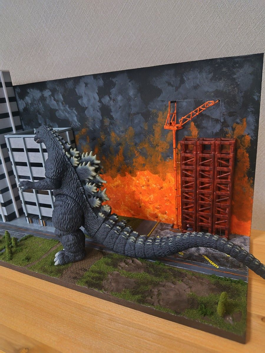 ジオラマ模型 ゴジラvsスーパーX2｜Yahoo!フリマ（旧PayPayフリマ）
