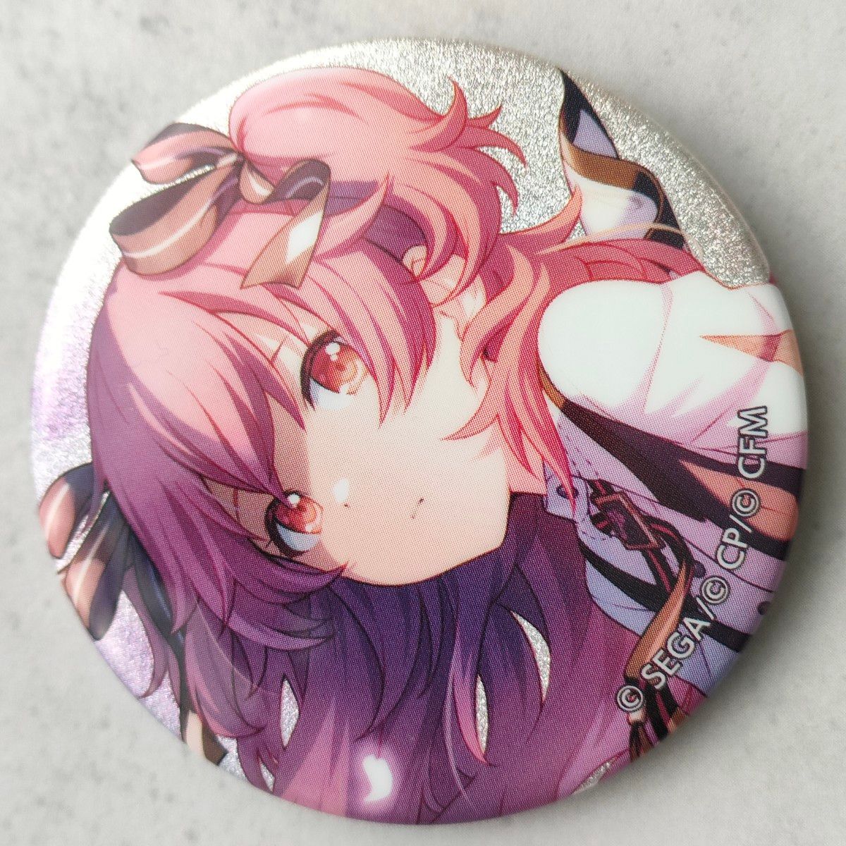 桃井愛莉 プロセカ グリッター缶バッジ 32A ビビバス グリ缶 もも鍵