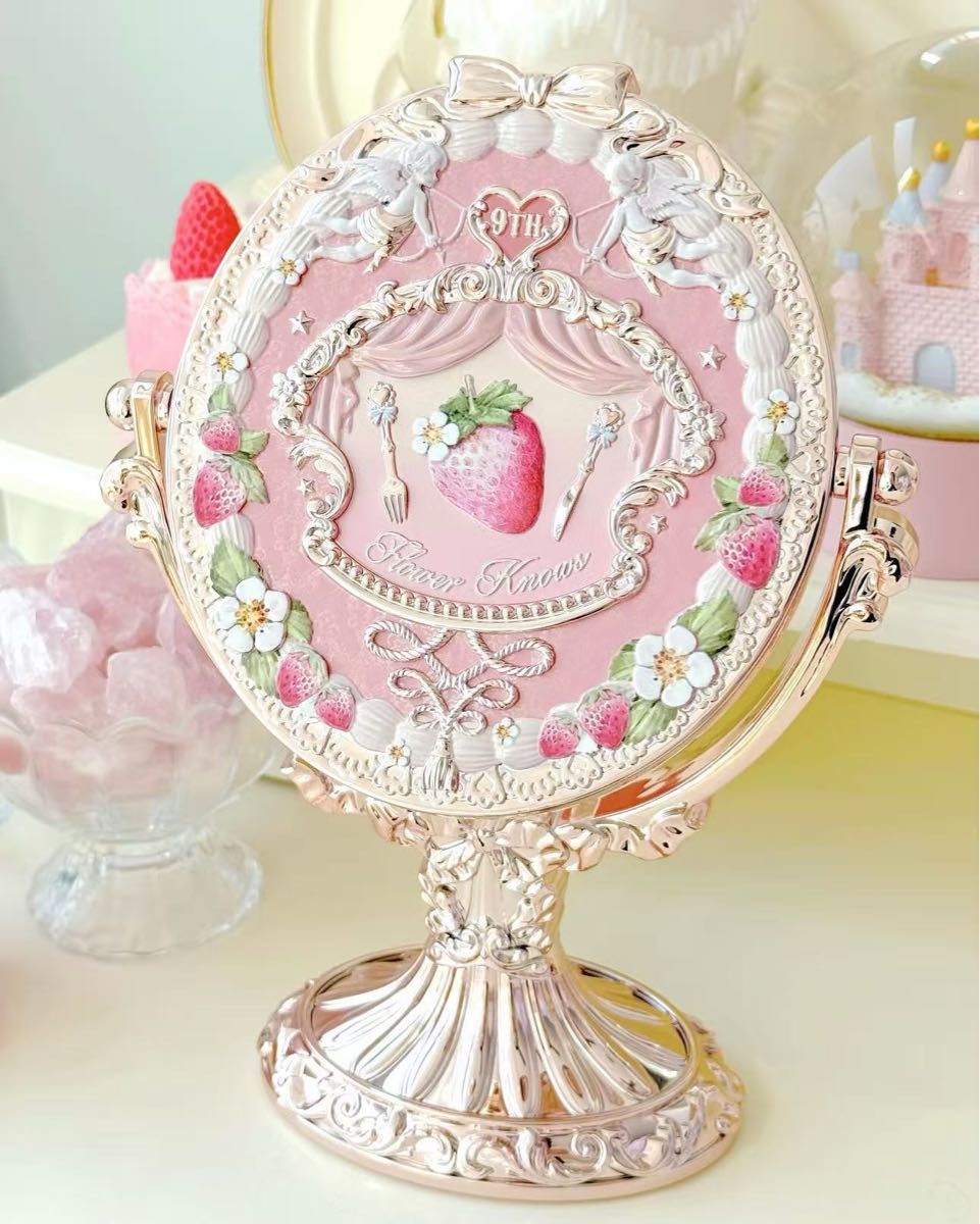 新品3点セット】フラワーノーズ 9周年限定グッズ 卓上ミラー