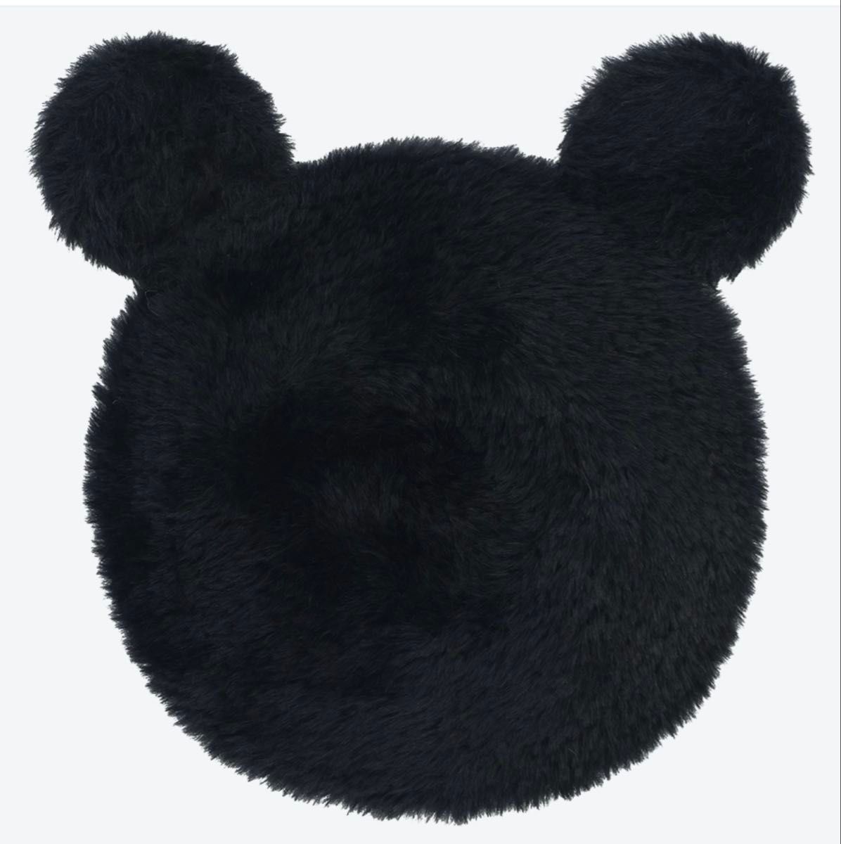 ベレー帽 黒 ミッキー 冬 もこもこ ハロウィーン クリスマス 東京