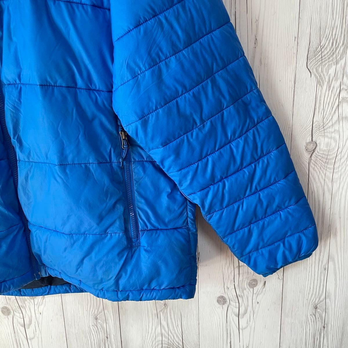 Columbia コロンビア フーディダウンジャケットメンズ L ブルー青