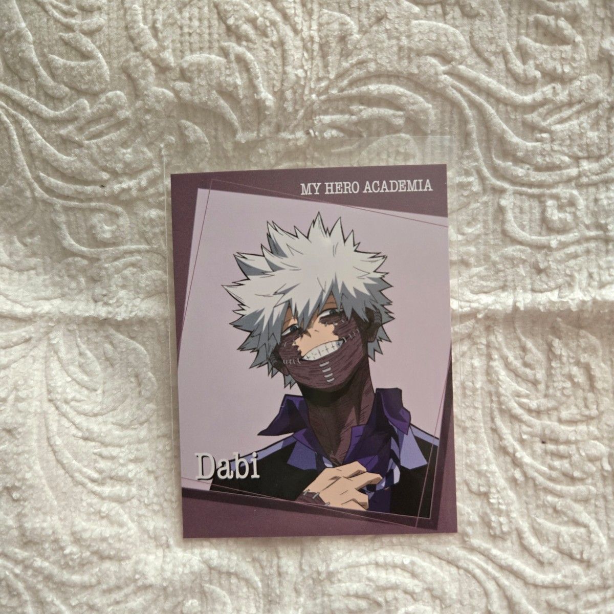 僕のヒーローアカデミア CAMERA 荼毘 缶バッジ 特典イラストカード