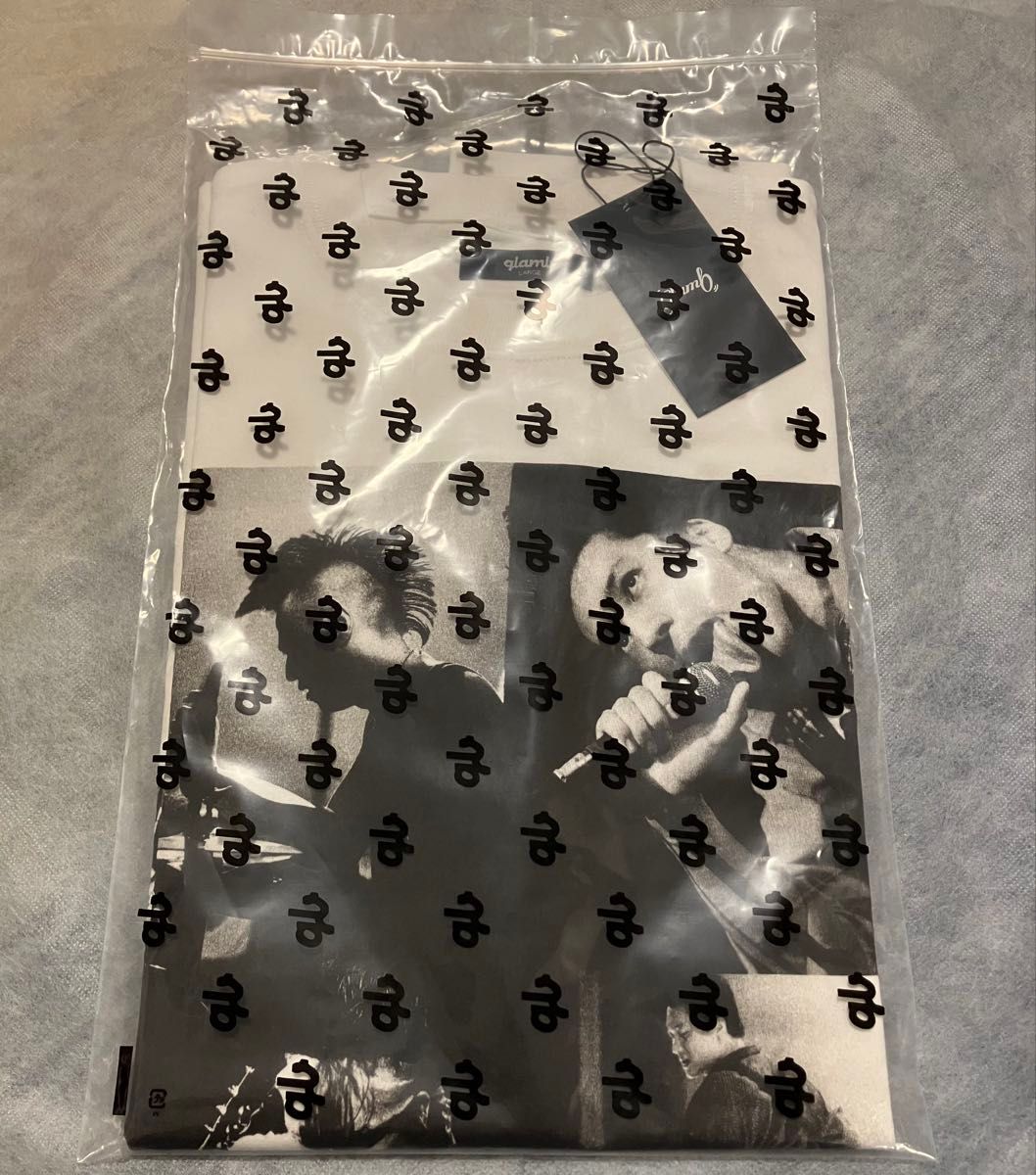 glamb THE BLUE HEARTS Tシャツ 白L 新品未開封 グラム ブルーハーツ