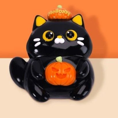 Mellojoy スクイーズ メロジョイハロウィン限定 黒猫 ハロウィン猫