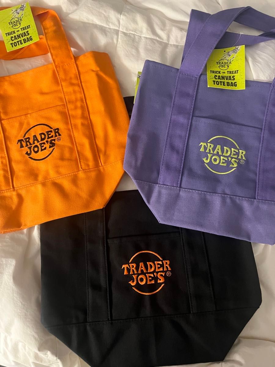 USAハロウィン限定発売Trader Joe's トレジョミニトートバッグ3点 エコ