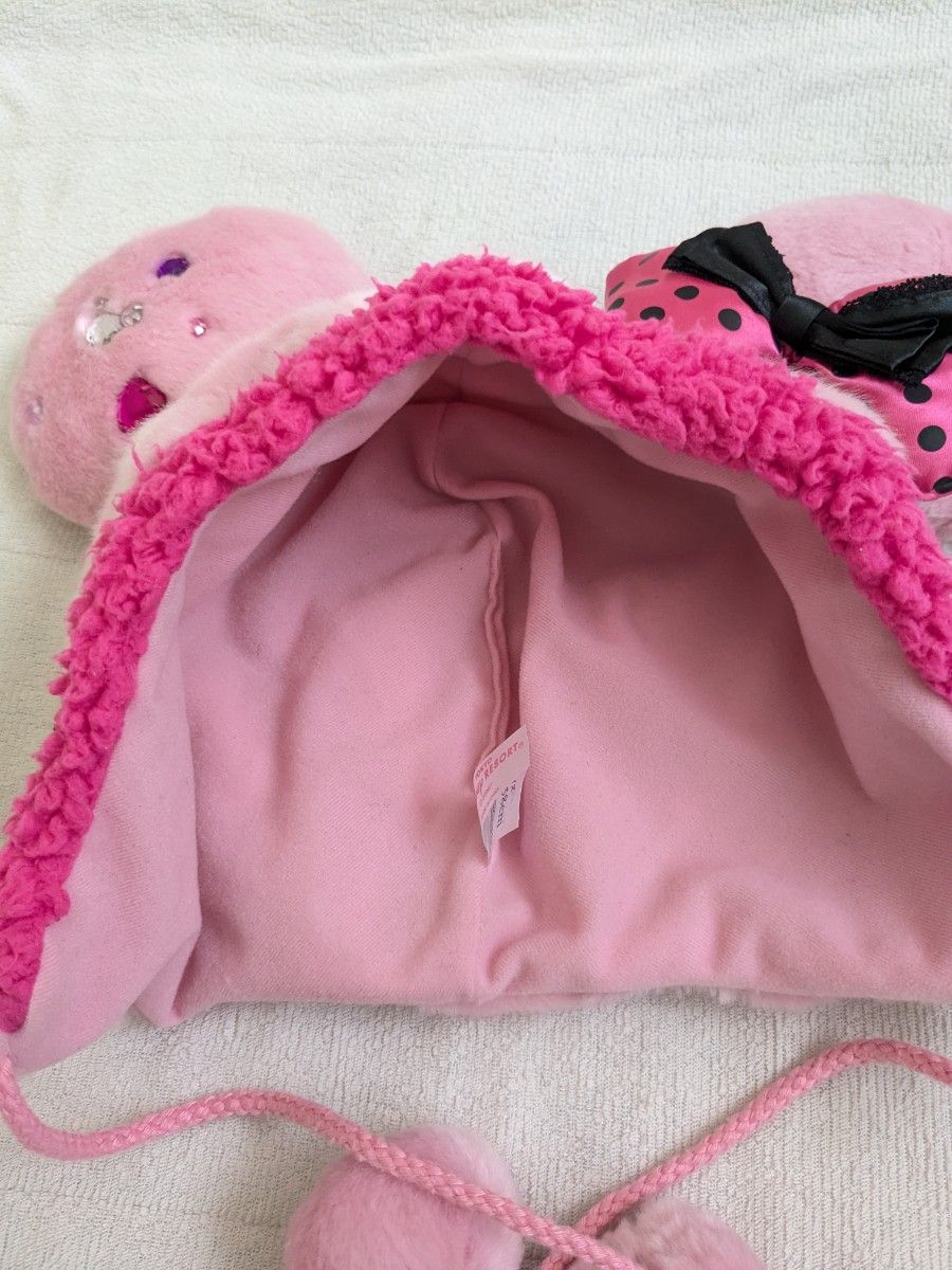 レア】ディズニー ミニー ファンキャップ ピンク Disney ミニーマウス