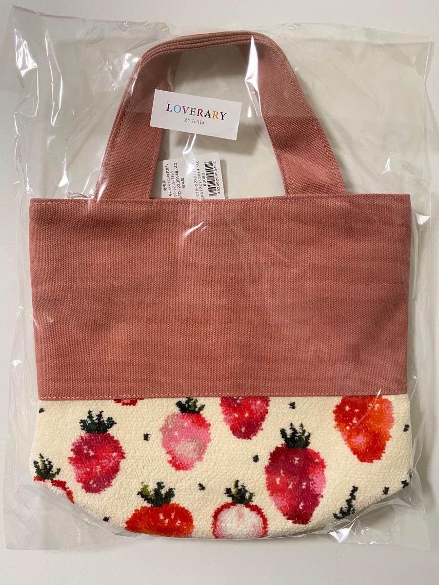 新品】ラブラリーバイフェイラー FEILER ストロベリードット トート