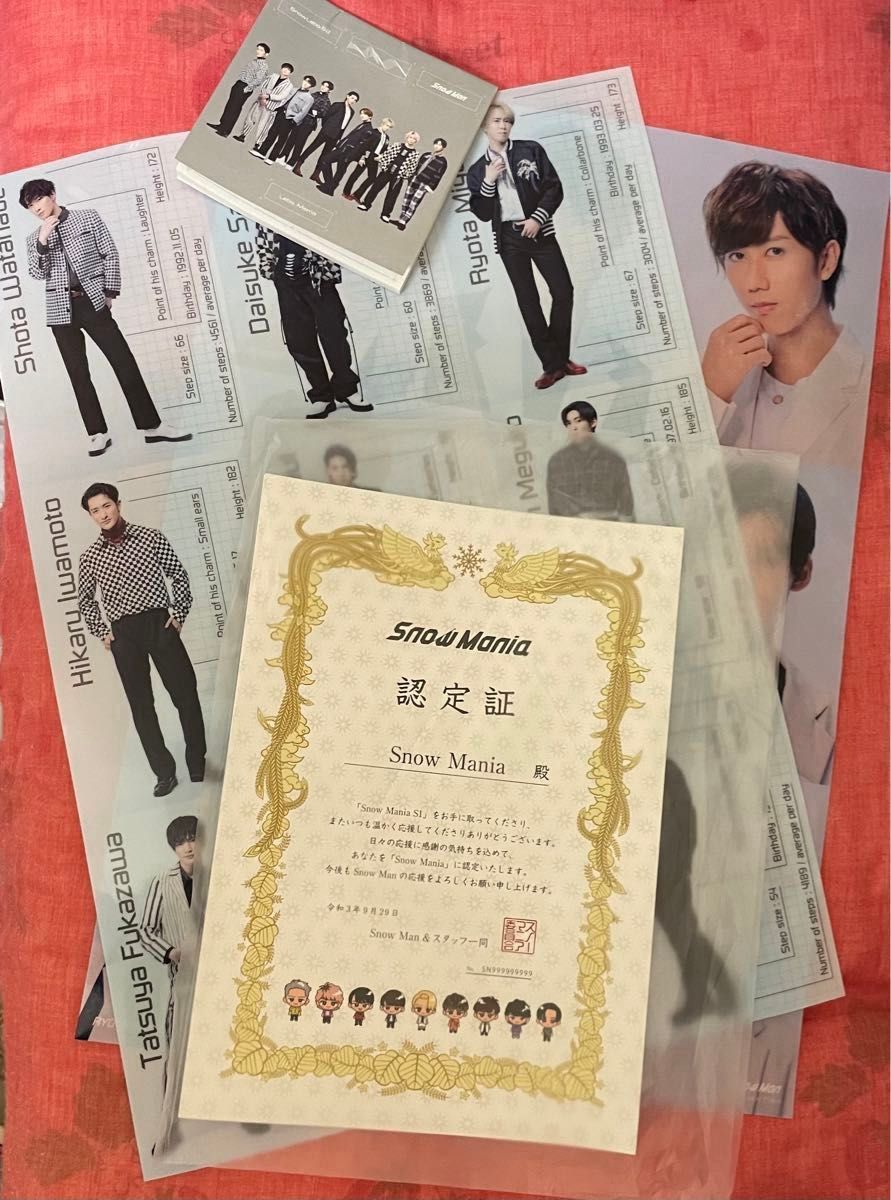 SnowMan CD 特典 歴代 まとめ売り クリアファイル ポスター シール