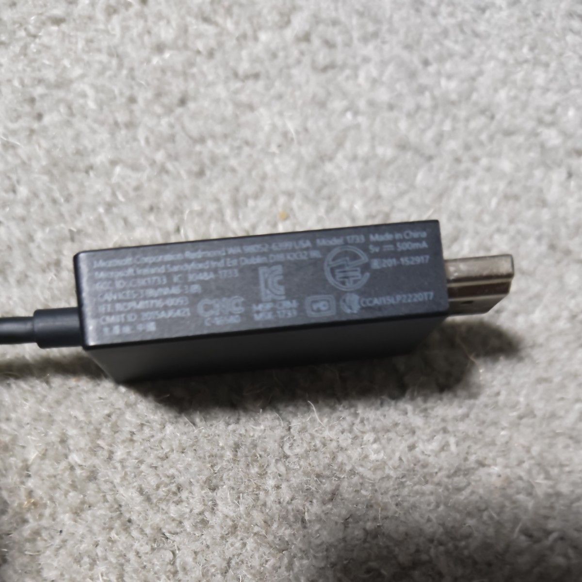 マイクロソフト Microsoft ワイヤレスディスプレイ アダプター 1733