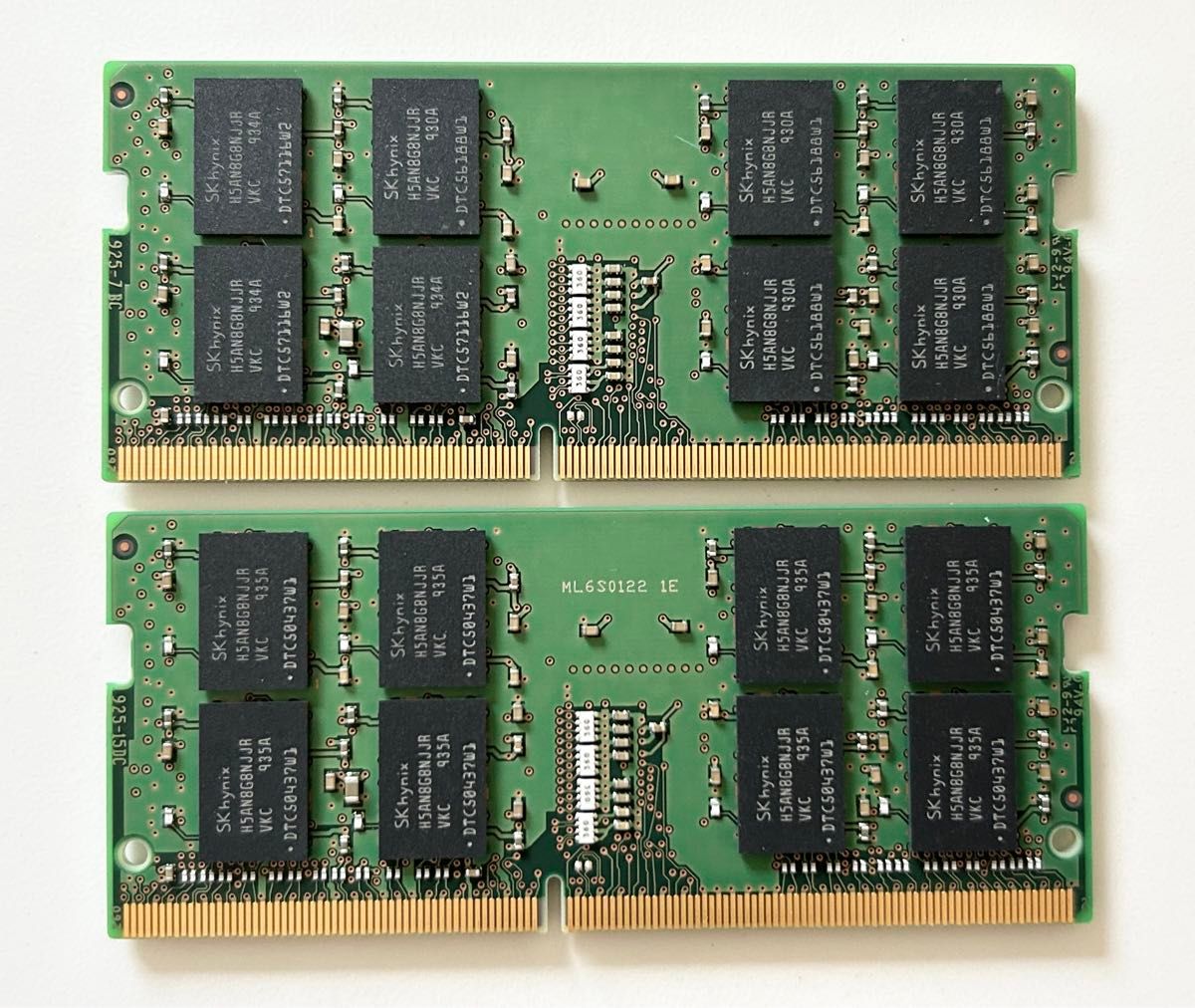 2枚セット SKhynix DDR4 メモリ PC4-2666V 16GB x2 計32GB ノートPC用