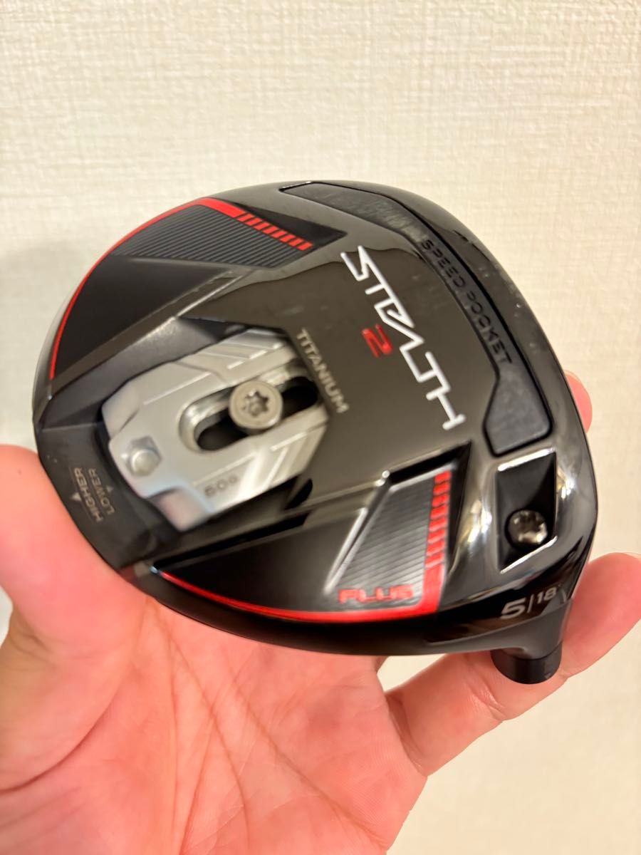 テーラーメイド STEALTH2 PLUS ステルス2 プラス 5w 18度 ヘッドのみ