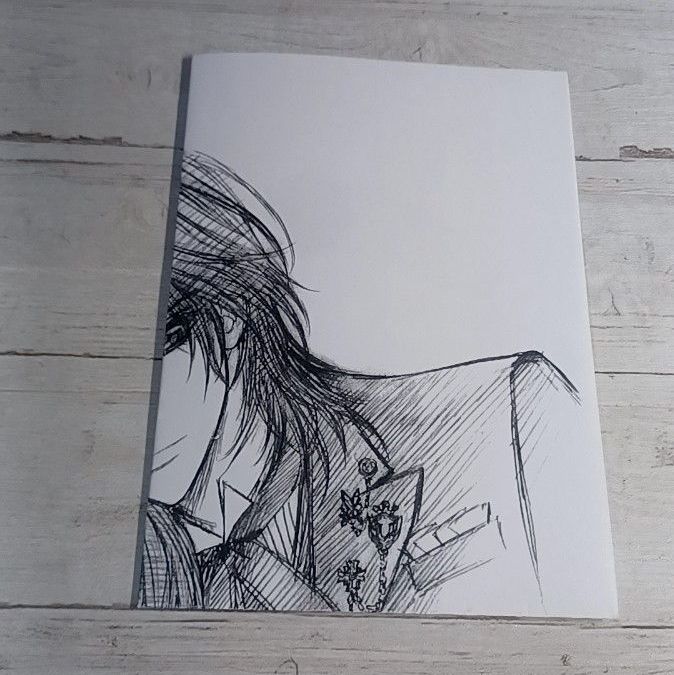 ヴァンパイア騎士 購入特典 四つ折り イラストペーパー 樋野まつり